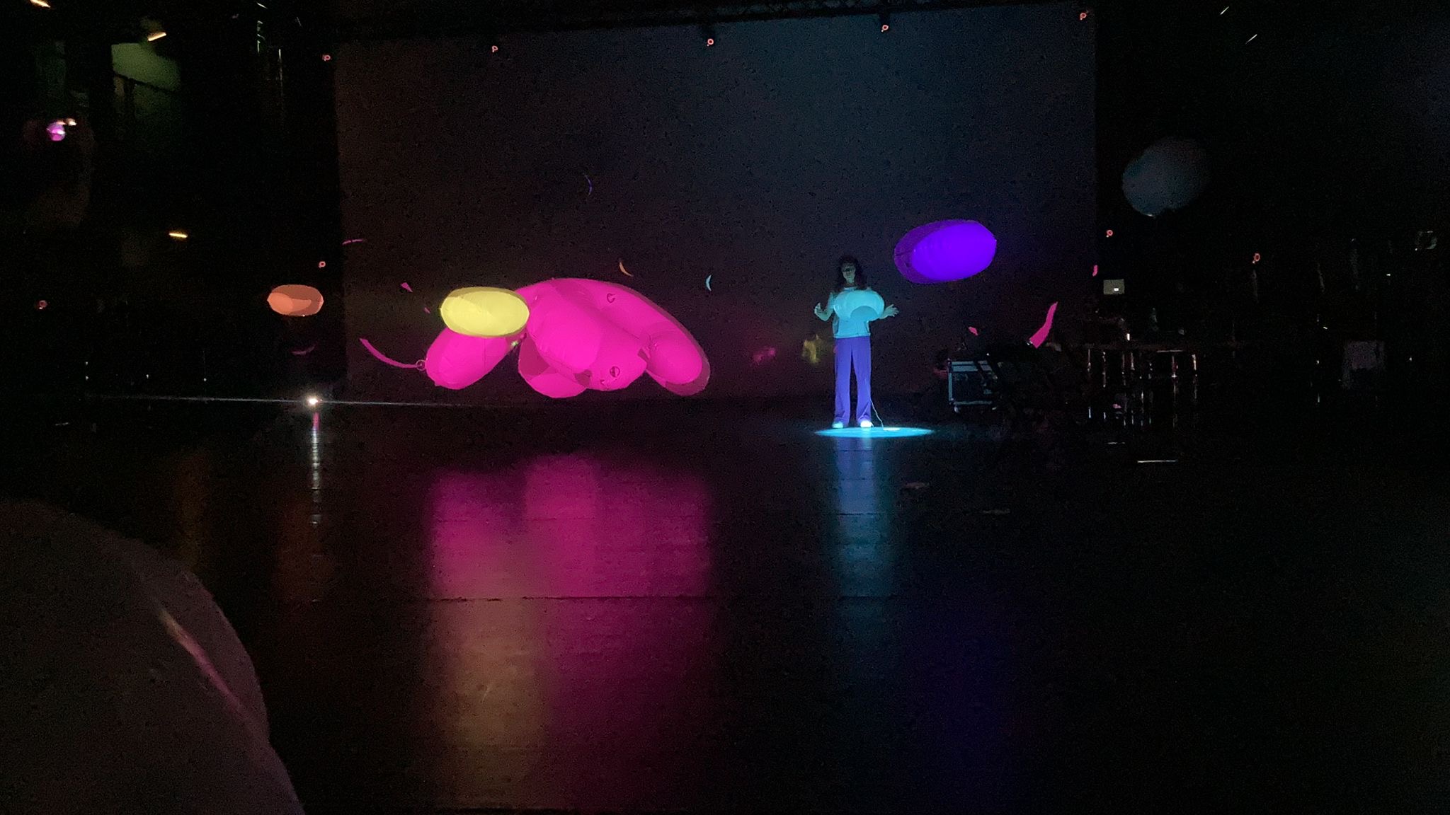 image of installation in action